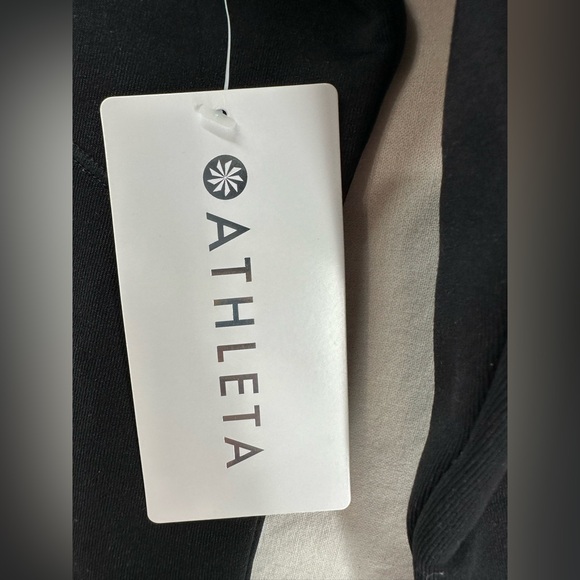 ATHLETA Altitude Polartec Funnel Neck Sweatshirt Women's Size XS Black - Picture 7 of 10